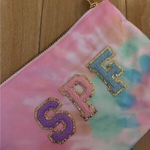 Stoney Clover Lane Tie-Dye Travel Bag - Pink, Purple, Blue